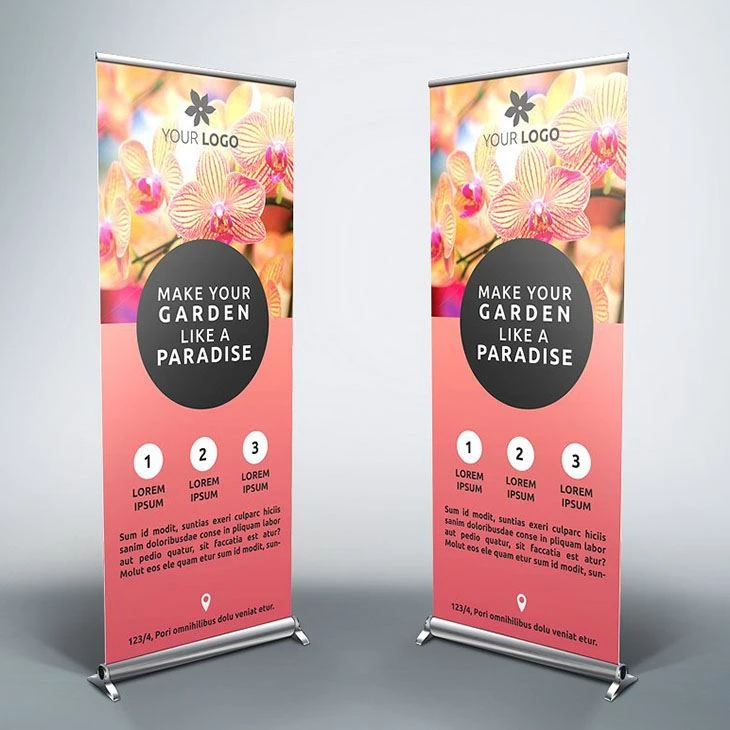 Soft Black Back Blockout Fabric Banner