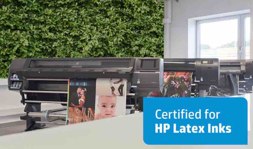 Certified SIHL media for the new HP Latex 700 and 800 printer series